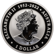 Монета 1 доллар 2023 года Австралия «Австралийский брамби» (реверс)