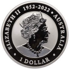 Монета 1 доллар 2023 года Австралия «Австралийский брамби» (реверс)