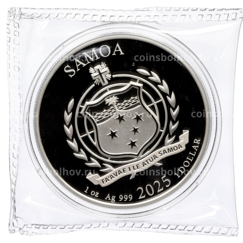 Монета 1 доллар 2025 года Самоа «Беркут» (вид 2)