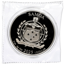 Монета 1 доллар 2025 года Самоа «Беркут» (реверс)