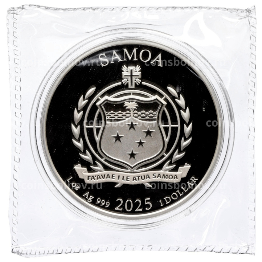 Монета 1 доллар 2025 года Самоа «Беркут» (вид 2)