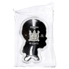 Монета 50 центов 2024 года Фиджи «Робокоп» (реверс)