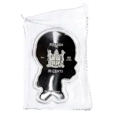 Монета 50 центов 2024 года Фиджи «Робокоп» (реверс)