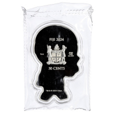 Монета 50 центов 2024 года Фиджи «Робокоп» (реверс)