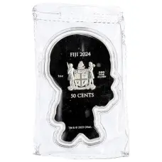 Монета 50 центов 2024 года Фиджи «Робокоп» (реверс)