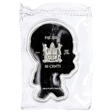 Монета 50 центов 2024 года Фиджи «Робокоп» (реверс)