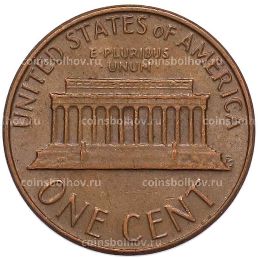 Монета 1 цент 1978 года D США (вид 2)