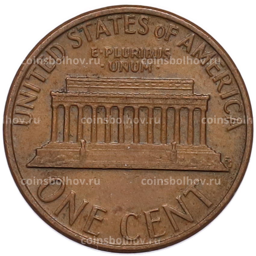 Монета 1 цент 1978 года D США (вид 2)