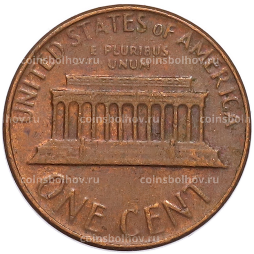 Монета 1 цент 1978 года D США (вид 2)