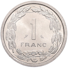 Монета 1 франк 1969 года Экваториальная Африка (Камерун) (реверс)