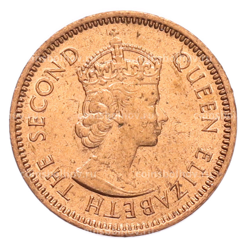 Монета 1 цент 1969 года Британский Маврикий (вид 2)