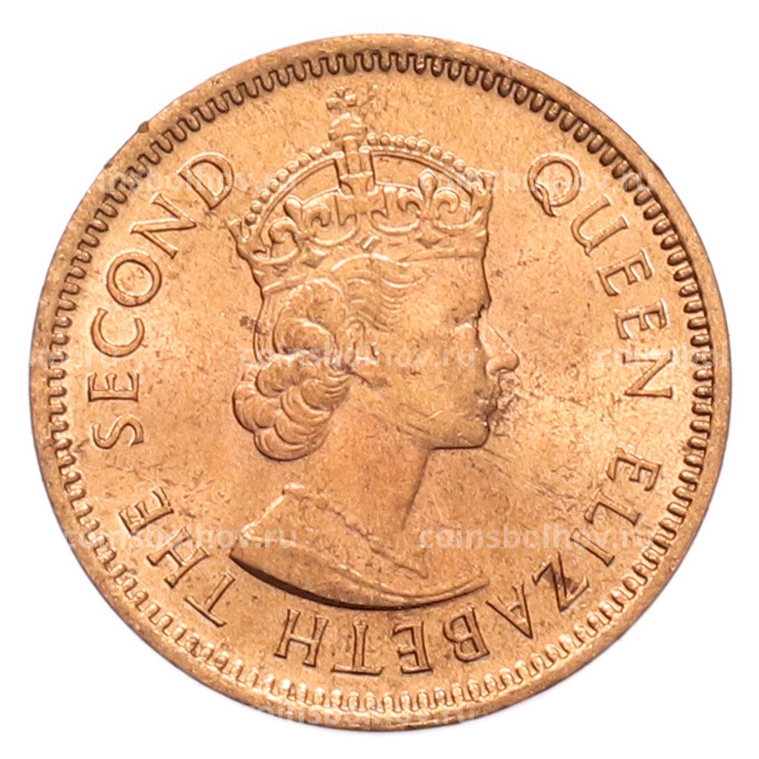 Монета 1 цент 1969 года Британский Маврикий (вид 2)