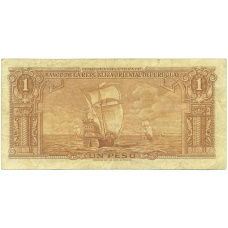 Банкнота 1 песо 1939 года Уругвай (вид 2)