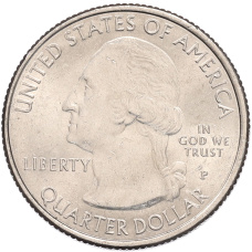 Монета 1/4 доллара (25 центов) 2015 года P США «Национальные парки — №30 Национальный исторический парк Саратога» (реверс)