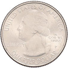 Монета 1/4 доллара (25 центов) 2015 года P США «Национальные парки — №30 Национальный исторический парк Саратога» (реверс)