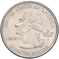 Монета 1/4 доллара (25 центов) 2003 года P США «Штаты и территории — Иллинойс» (реверс)
