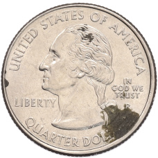 Монета 1/4 доллара (25 центов) 2005 года P США «Штаты и территории — Канзас» (реверс)