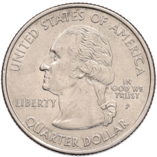 Монета 1/4 доллара (25 центов) 2004 года P США «Штаты и территории — Айова» (реверс)