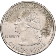 Монета 1/4 доллара (25 центов) 2008 года P США «Штаты и территории — Нью-Мехико» (реверс)