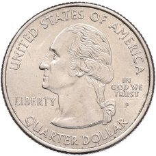 Монета 1/4 доллара (25 центов) 2004 года P США «Штаты и территории — Техас» (реверс)