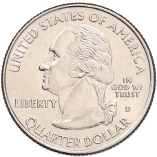 Монета 1/4 доллара (25 центов) 2009 года D США «Штаты и территории — Пуэрто-Рико» (реверс)