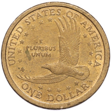 Монета 1 доллар 2000 года D США Сакагавея «Парящий орел» (реверс)