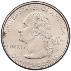 Монета 1/4 доллара (25 центов) 1999 года P США «Штаты и территории — Штат Делавер» (реверс)