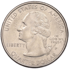 Монета 1/4 доллара (25 центов) 1999 года P США «Штаты и территории — Пенсильвания» (реверс)