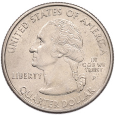 Монета 1/4 доллара (25 центов) 2000 года P США «Штаты и территории — Мэриленд» (реверс)