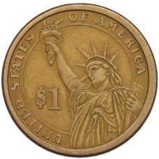 Монета 1 доллар 2007 года (Р) США «4-й президент США Джеймс Мэдисон» (реверс)