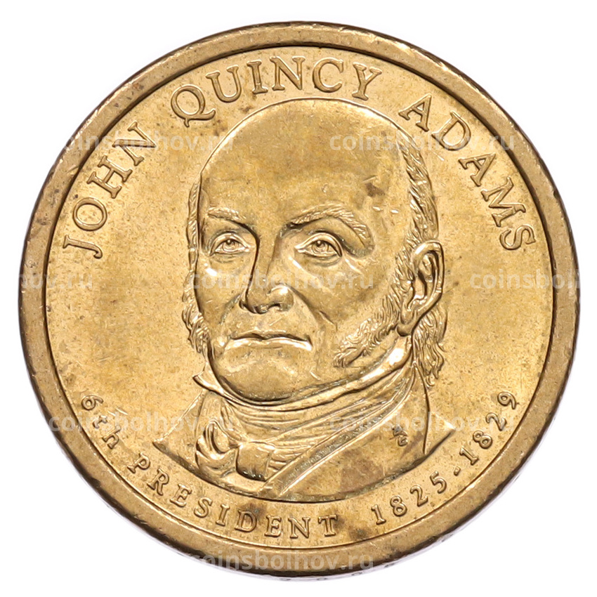 Монета 1 доллар 2008 года (P) США «6-й президент США Джон Куинси Адамс»