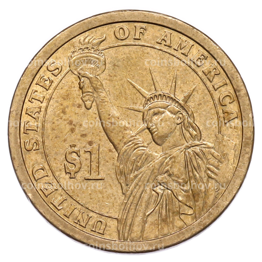 Монета 1 доллар 2011 года (Р) США «20-й президент США Джеймс Гарфилд» (вид 2)