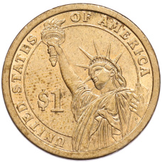 Монета 1 доллар 2010 года (P) США «14-й президент США Франклин Пирс» (реверс)