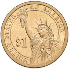 Монета 1 доллар 2011 года (Р) США «19-й президент США Резерфорд Хейс» (реверс)