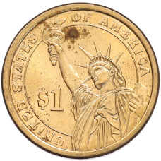 Монета 1 доллар 2011 года (D) США «17-й президент США Эндрю Джонсон» (реверс)