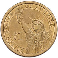 Монета 1 доллар 2009 года (P) США «10-й президент США Джон Тайлер» (реверс)