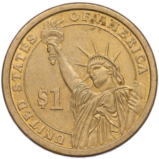 Монета 1 доллар 2007 года (D) США «3-й президент США Томас Джефферсон» (реверс)