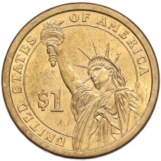 Монета 1 доллар 2007 года (P) США «3-й президент США Томас Джефферсон» (реверс)