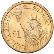 Монета 1 доллар 2008 года (Р) США «5-й президент США Джеймс Монро» (реверс)