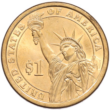 Монета 1 доллар 2008 года (D) США «8-й президент США Мартин Ван Бюрен» (реверс)