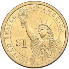 Монета 1 доллар 2007 года (P) США «3-й президент США Томас Джефферсон» (реверс)