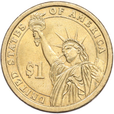 Монета 1 доллар 2008 года (Р) США «5-й президент США Джеймс Монро» (реверс)