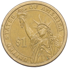 Монета 1 доллар 2007 года (D) США «3-й президент США Томас Джефферсон» (реверс)