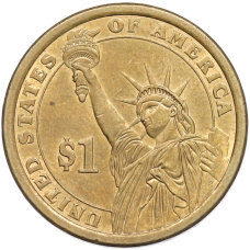 Монета 1 доллар 2009 года (D) США «9-й президент США Уильям Гаррисон» (реверс)