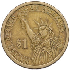 Монета 1 доллар 2008 года (Р) США «6-й президент США Джон Куинси Адамс» (реверс)