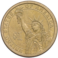 Монета 1 доллар 2007 года (Р) США «4-й президент США Джеймс Мэдисон» (реверс)