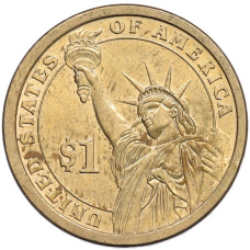 Монета 1 доллар 2010 года (P) США «16-й президент США Авраам Линкольн» (реверс)