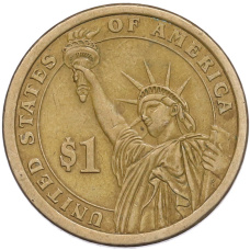 Монета 1 доллар 2009 года (D) США «11-й президент США Джеймс Полк» (реверс)