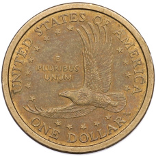 Монета 1 доллар 2000 года P США Сакагавея «Парящий орел» (реверс)