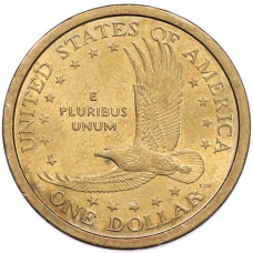Монета 1 доллар 2000 года P США Сакагавея «Парящий орел» (реверс)